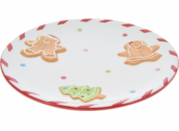 Home Styling Collection Vánoční talíř kolekce Home Styling, 22 cm, PERNÍK