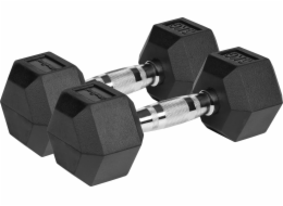 Rebel Pogumované činky RBA-2325 2 x 6 kg