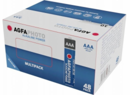 AgfaPhoto Baterie AgfaPhoto alkalické napájení - AAA LR03 Micro 48 ks.