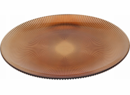 Home Styling Collection Kolekce pro domácí styling AMBER Žebrovaný plochý talíř, O 32 cm