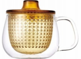 Secret de Gourmet KINTO - UNITEA - Hrnek s nálevníkem na čaj - Žlutý 350ml