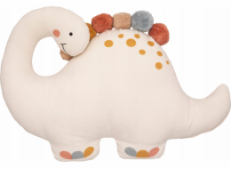 Atmosphera Dekorační polštář s bambulkami DINO, O 38 cm