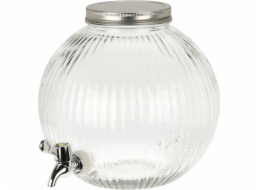 Excellent Houseware Kulatý dávkovač vody sklo, 5500 ml
