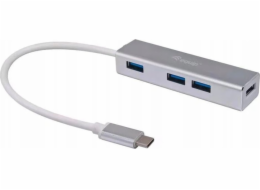 Equip HUB USB Equip USB-Hub 4-port 3.2/C->4x3.0 5Gbps o.Netzteil si