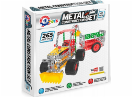 Maksik Kovová stavebnice traktor s přívěsem 265el 4876 (TEH4876)