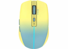 Inca Myš INCA Maus IWM-511RS 1600 DPI, kola a Bluetooth, 6D klávesnice, žlutá