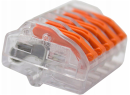 Trytyt Tritiový konektor s nacvakávacím uzávěrem 0,2-4,0 mm2 PC-235 5 zdířek (30 ks)