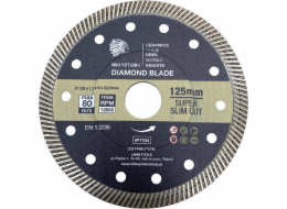 INDIAN PROFESSIONAL INDICKÝ PROFESIONÁLNÍ DIAMANTOVÝ KOTOUČ 125 mm x 1,1 mm x 22,2 mm SUPER TENKÝ BRUS /INDICKÝ PROFESIONÁL