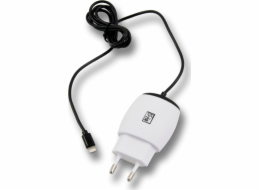 2GO Nabíječka 2GO 12W Lightning + 1x USB-A + MFI certifikovaný kabel