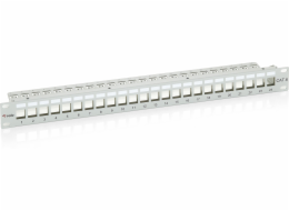 Equip Patchpanel Equip 24x Cat6 19 FTP 1HE Keystone Montage gr