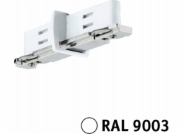Paulmann Odpojovač kolejnic URail, bílý RAL9003 / kov