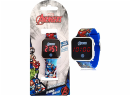 Euroswan Dětské digitální náramkové hodinky s LED světlem a motivem Avengers
