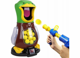 ExtraLink EXTRALINK HRAČKY HUNGRY DUCK STŘELBA NA TERČE PRO DĚTI 2X PISTOLE 24 KOULEK + BRÝLE