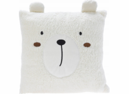 Home Styling Collection Kolekce bytového stylingu ANIMAL plyšový polštář s ušima, 43 x 43 cm