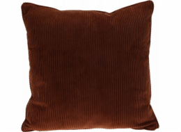 Home Styling Collection Kolekce pro domácí styling Dekorativní polštář z manšestru s lemováním, 40 x 40 cm
