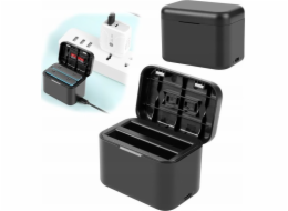Puluz Nabíječka fotoaparátu USB nabíječka pro 2x dobíjecí baterie pro Insta360 X4 Insta 360 X 4 / Pu999b