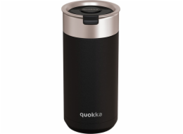 Quokka Termohrnek na kávu Quokka Boost - nerezový termohrnek s nálevníkem 400 ml (černý)
