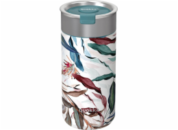 Quokka Quokka Boost kávový hrnek - termohrnek z nerezové oceli s nálevníkem 400 ml (kytice)