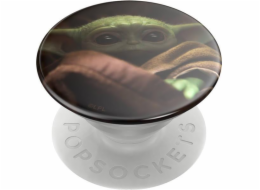 PopSockets PopSockets PopGrip - Výsuvný stojánek a úchyt pro chytré telefony a tablety s vyměnitelnou horní částí - Dítě (Miminko Yoda)