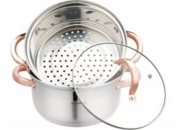 Klausberg KLAUSBERG PARNÍ HRNEC 3 DÍLY 20 cm KB-7728 RŮŽOVÉ ZLATO