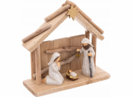 Fééric Lights and Christmas Vánoční světýlka a vánoční scéna, dřevěná