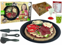 LeanToys Sada Pizza Doplňky Kuchyň Jídlo Hra