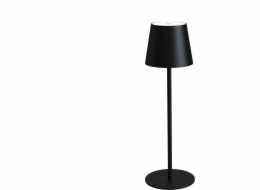 Platinet Stolní lampa STOLNÍ RESTAURAČNÍ LAMPA PLATINET BAROVÁ LAMPA VODĚODOLNÁ REGULACE IP44 DOBÍJECÍ ČERNÁ [45925]