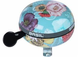 Basil Zvonek na kolo BLOOM FIELD BIG BELL BICYCLE BELL 80 mm, nebesky modrý (NOVINKA 2024)