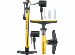 Dunlop Dunlop 174psi (12bar) dílenská a cyklistická pumpa - žlutá