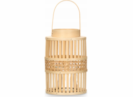 Giftdecor Dárková dekorace Bambusová lucerna ELYSIAN, O 16,5 x 39 cm