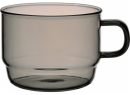 Hario Hario - Barevný hrnek na vrstvení - Skleněný hrnek šedý 300ml