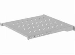 Lanberg Police pro 19 skříní Lanberg 800 mm (1U / 483 x 500 mm, nosnost až 25 kg, 4bodové uchycení)