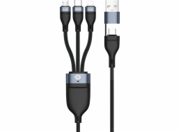 Conceptronic USB kabel CONCEPTRONIC USB-C/A kabel 3.0 -> 3 v 1 100W 1,50m 480Mbps