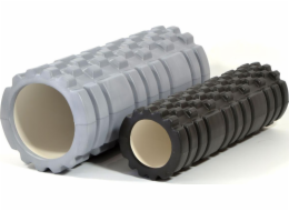ENERO FIT VÁLEC NA CVIČENÍ DUO ŠEDÝ 33/14 A ČERNÝ 30/9,5 cm ENERO FIT