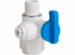 KFA Rohový uzavírací ventil pro připojení filtračních baterií 3/8”x3/8”x1/4”