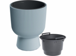 Prosperplast KVĚTINÁČ MILLY NA NOHĚ O PRŮMĚRU 30 CM SVĚTLE ŠEDÝ