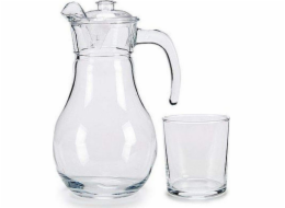 Vivalto Sada sklenic Vivalto Džbán 5 ks Průhledné sklo 4 x (40 cl) / 1 x (1,8 l)