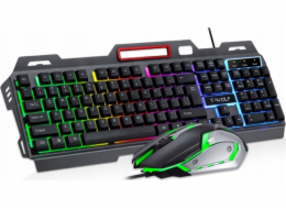 ExtraLink Herní sada EXTRALINK TF600 2v1 LED klávesnice + myš
