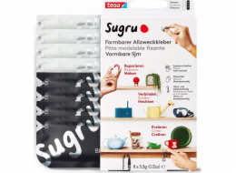 Tesa Lepicí pistole tesa Sugru tvarovací univerzální lepidlo 8er černá/bílá