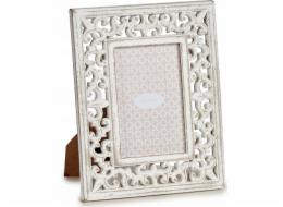 Giftdecor Dárkový dekorační rám Fotorámeček v dřevěném, zdobeném rámu LIRA, 19,6 x 11,5 x 24,5 cm