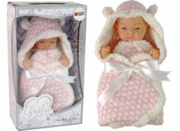 LeanToys Sweet Baby Doll Pink Mašlička zavinovačka