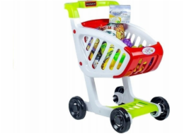 LeanToys Nákupní košík + potraviny 25 dílků LEAN Toys
