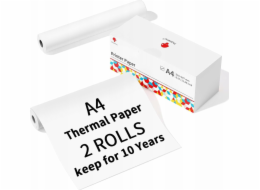 Phomemo Termo papír vložka, 2 role, A4, 210 mm, pro Phomemo M832 M08F / Q22-RMSG10-A4M8