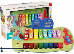 Lean Sport Činely Baby Piano s podsvícenými klávesami (8473)