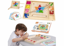 Viga Toys VIGA Dřevěné herní míčky Chyť a spoj puzzle