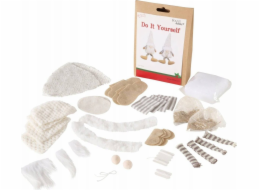 Boltze Home Sada na výrobu ozdob DIY, 2 skřítci, 22 cm