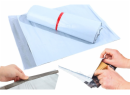 LeanToys Fóliové obálky Courier, balení fólií, 100 kusů, 450x600 mm