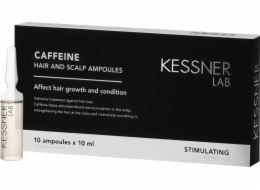 Activeshop KESSNER LAB Kofeinové ampule pro pokožku hlavy a vlasy 10 x 10 ml