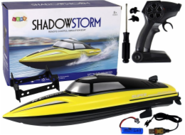 LeanToys Motorový člun R/C 2.4G Žlutý