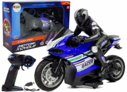 Lean Sport Motor Sports Dálkově ovládaný závodní vůz 2,4G s dosahem 35 m, modrý